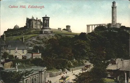 Edinburgh Calton Hill Kat. Edinburgh