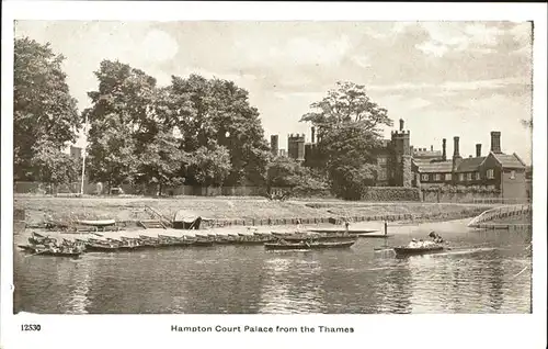 Hampton Court Hampton Court Palace Thames Kat. Herefordshire County of