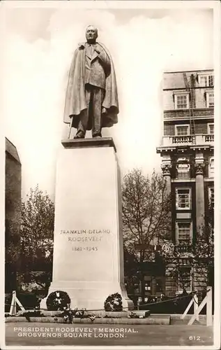 London President Roosevelt Memorial Kat. City of London