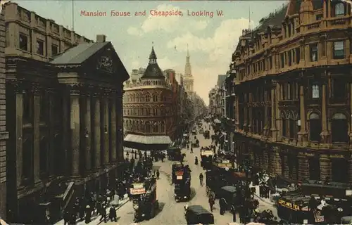 London Mansion House Cheapside Kat. City of London