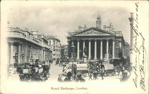 London Royal Exchange Kat. City of London