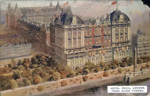 London Hotel Cecil Kat. City of London
