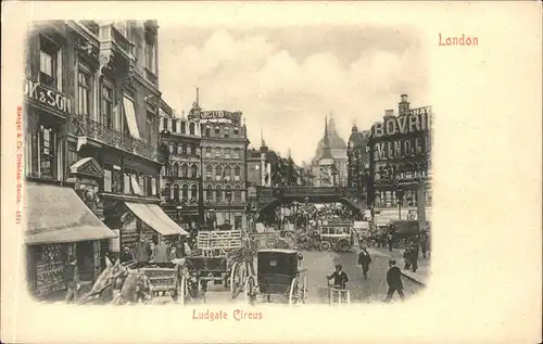 London Ludgate Circus Kat. City of London