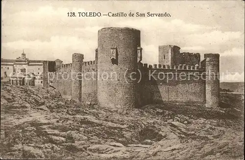 Toledo Castilla La Mancha Castillo de San Servando Kat. Toledo