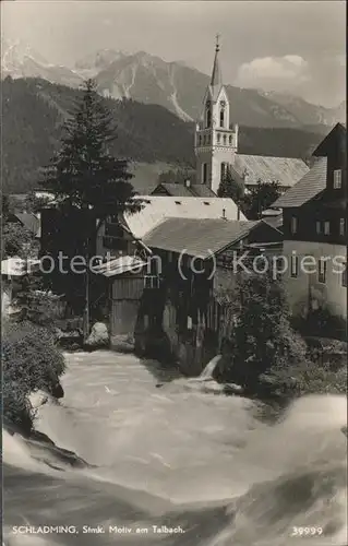 Schladming Obersteiermark Panorama am Thalbach Kat. Schladming