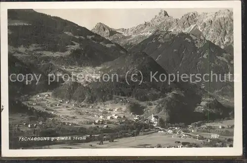 Tschagguns Vorarlberg Panorama Kat. Tschagguns