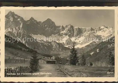 Hachau Bei Filzmoos gegen Dachstein Kat. Filzmoos