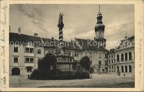 Sopron Dreifaltigkeitssaeule am Stadthausplatz Kat. Sopron