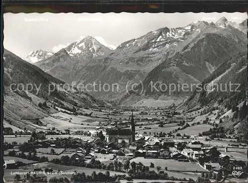 Rauris Panorama mit Bergen Kat. Rauris