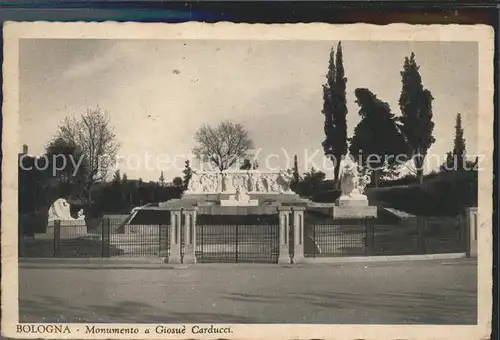 Bologna Monumento a Giosue Carducci Kat. Bologna