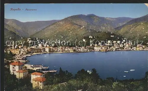 Rapallo Liguria Panorama am Meer Kat. Rapallo