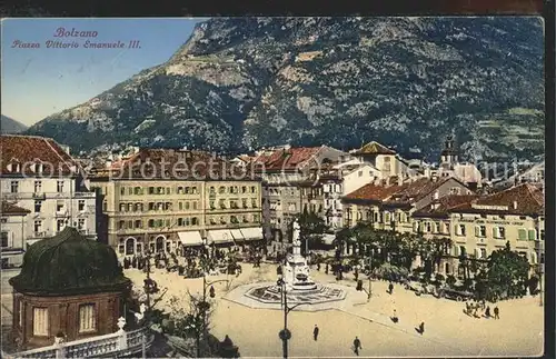 Bolzano Piazza Vittorio Emanuele  Kat. Bolzano