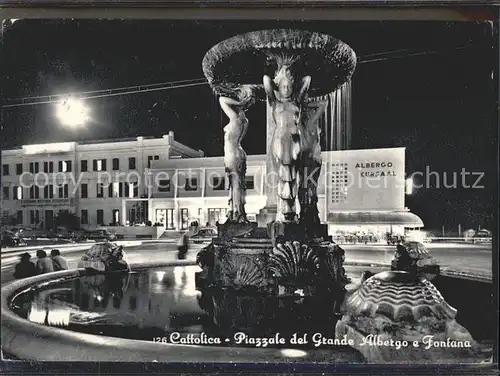 Cattolica Piazzale del Grande Albergo e Fontana Kat. Cattolica