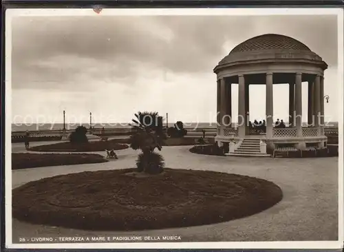 Livorno Terrazza a Mare Musikpavillon Kat. Livorno