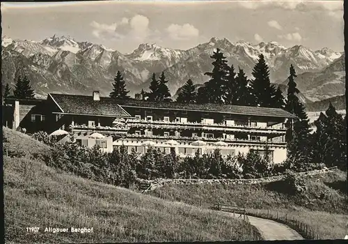 Sonthofen Oberallgaeu Berghof Alpe Eck Kat. Sonthofen
