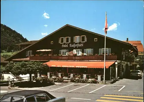 Lungern Hotel Rest. Kaiserstuhl Lungernsee Kat. Lungern