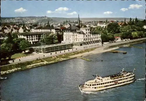 Bad Godesberg Schiff Rheinhotel Kat. Bonn