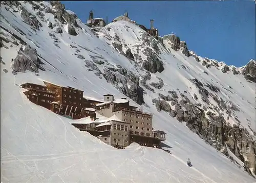 Zugspitze Hotel Schneefernerhaus Zugspitzgipfel Kat. Garmisch Partenkirchen