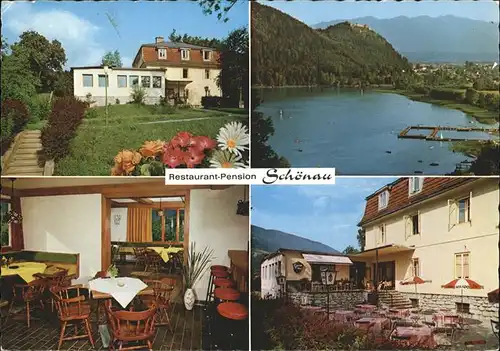 St Andrae Ossiacher See Kaernten Restaurant Pension Schoenau Kat. St. Andrae