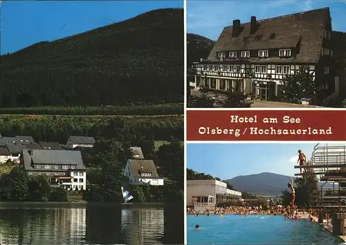 Olsberg Sauerland Hotel am See Freibad Kat. Olsberg