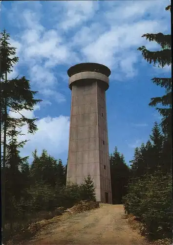 Lauenstein Oberfranken Aussichtsturm Thueringer Warte Kat. Ludwigsstadt