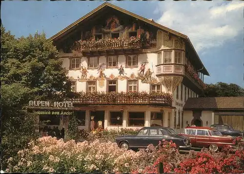 Kochel See Alpengasthof Hotel Schmied von Kochel Kat. Kochel a.See