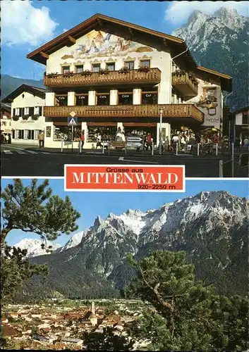 Mittenwald Karwendel Tirol Gescehnkhaus Neuner Kat. Schwaz
