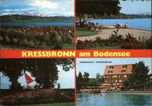 Kressbronn Bodensee Strandhotel Kretzergrund Kat. Kressbronn am Bodensee