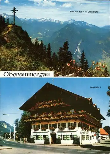 Oberammergau Laber Graswangtal Kat. Oberammergau