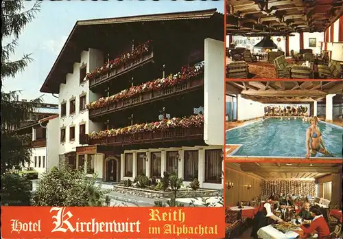 Reith Alpbachtal Hotel Pension Restaurant Kirchenwirt Kat. Reith im Alpbachtal