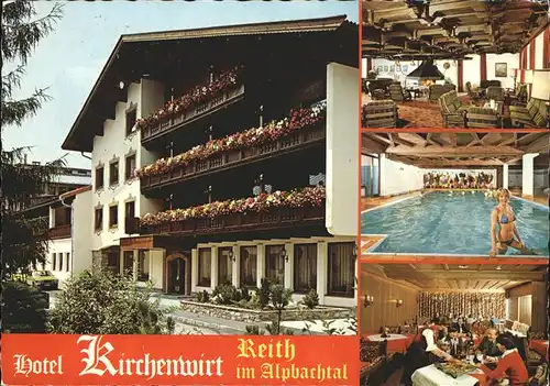 Reith Alpbachtal Hotel Pension Restaurant Cafe Kirchenwirt Kat. Reith im Alpbachtal