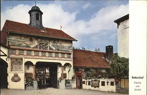 Koenigstein Taunus Klostergut Rettershof Kaffee zum froehlichen Landmann Kat. Koenigstein im Taunus