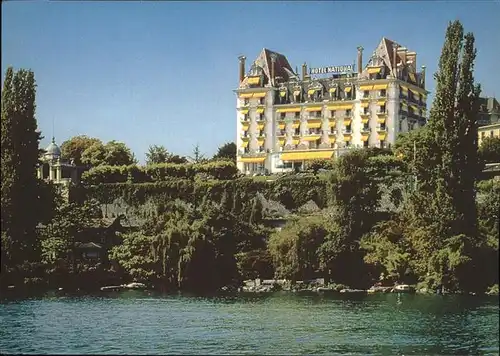 Montreux VD Hotel National Piscine Privee / Montreux /Bz. Vevey