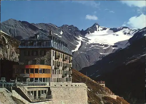 kk58172 Rhonegletscher Glacier du Rhone Hotel Belvedere Rhone Kategorie. Rhone Alte Ansichtskarten