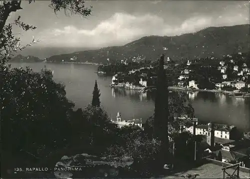 Rapallo Liguria Panorama Kat. Rapallo