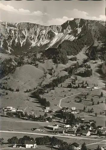 Oberjoch mit Iseler Allgaeuer Alpen Kat. Bad Hindelang