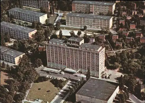 Gottwaldov Tschechien Hotel Moskva Fliegeraufnahme Kat. Zlin