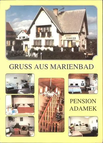 Marienbad Tschechien Boehmen Garni Pension Adamek Kat. Marianske Lazne
