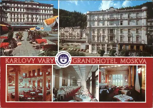 Karlovy Vary Interhotel Grandhotel Moskva Speisesaal / Karlovy Vary /