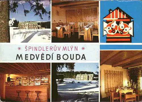 Spindlermuehle Spindleruv Mlyn Hotel Medvedi Bouda Krkonose Wintersportplatz Riesengebirge / Trutnov /Koeniggraetz