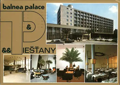 Piestany Hotel Balnea Palace Restaurant Foyer Kat. Piestany
