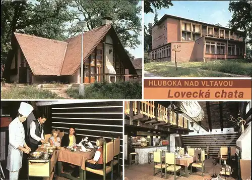 Hluboka Vltavou Lovecka chata Hotel Restaurant / Frauenberg /