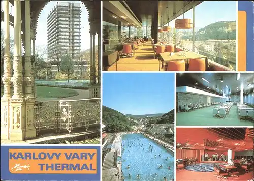 Karlovy Vary Lazenske Sanatorium Thermal Schwimmbad Restaurant / Karlovy Vary /