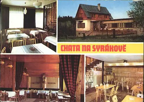 Gottwaldov Tschechien Chata na Syrakove Gasthaus Kat. Zlin