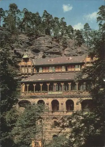 Decin Boehmen Restaurant "Sokoli hnizdo" Falkenhorst Felsentor Kat. Decin