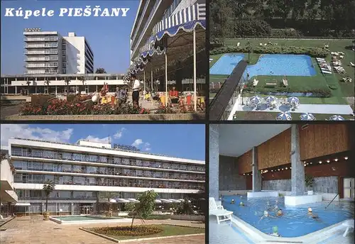 Piestany Heilbad Balnea Grand Splendid Schwimmbad Terrasse Kat. Piestany