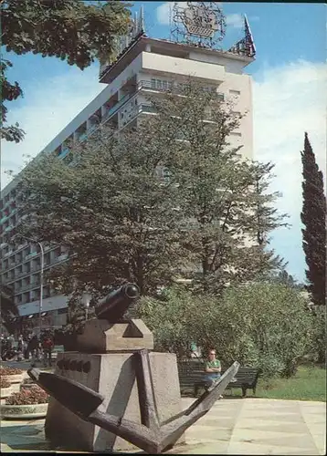 Sochi Hotel Leningrad Kanone Denkmal Kat. Sochi