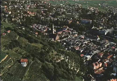 Merano Suedtirol Fliegeraufnahme Kat. Merano