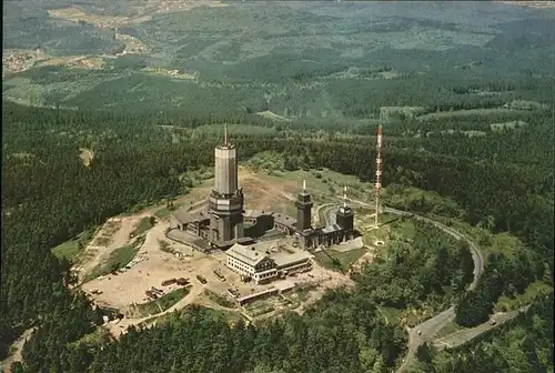 Feldberg Taunus Fernseh Fernmelde und UKW Sender Fliegeraufnahme Kat. Schmitten