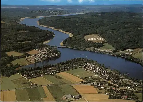 Sorpetalsperre Fliegeraufnahme Kat. Sundern (Sauerland)